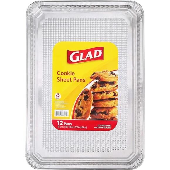 Disposable Bakeware Aluminum Rectangular Cookie Sheets for Baking and Roasting - Picture 6 of 6